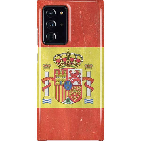 Spain Flag Distressed Galaxy Cases